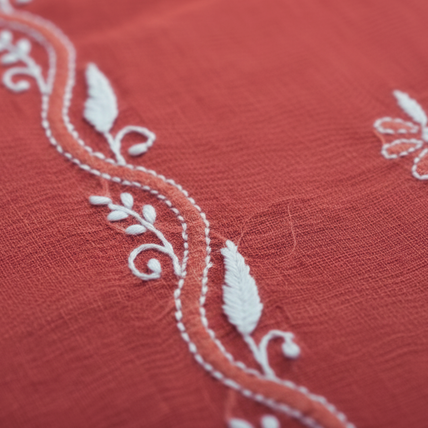 Flamecrest Chikankari Runner