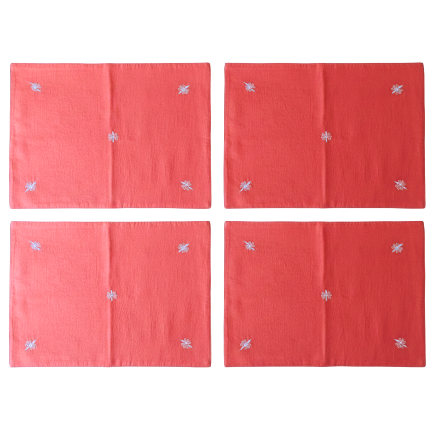 Flamecrest Chikankari Mat