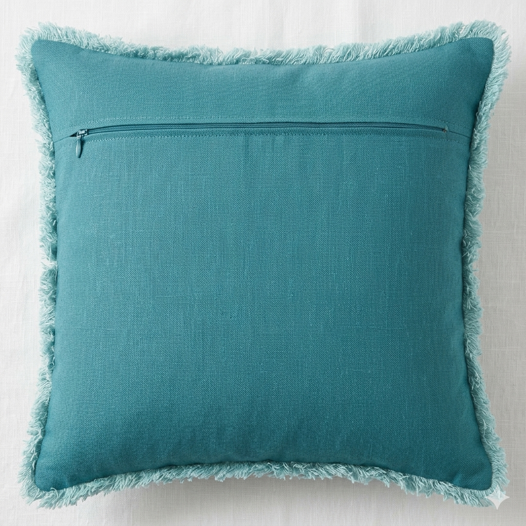 Mehr-e-Firoza Chikankari Cushion Cover