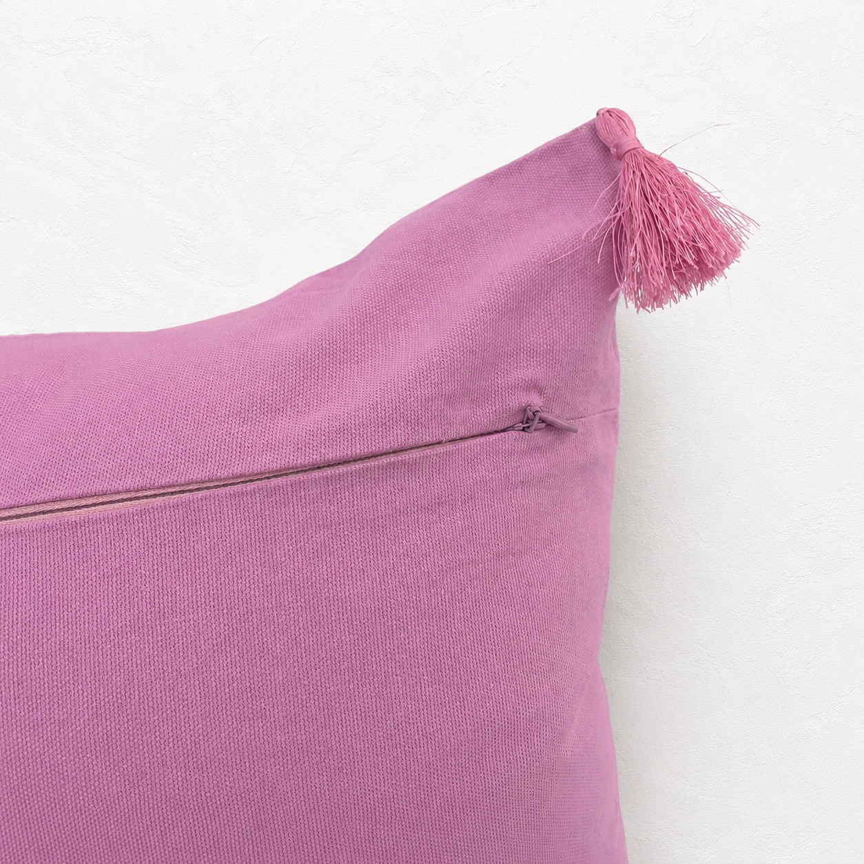 Rose Pair Chikankari Cushion Cover