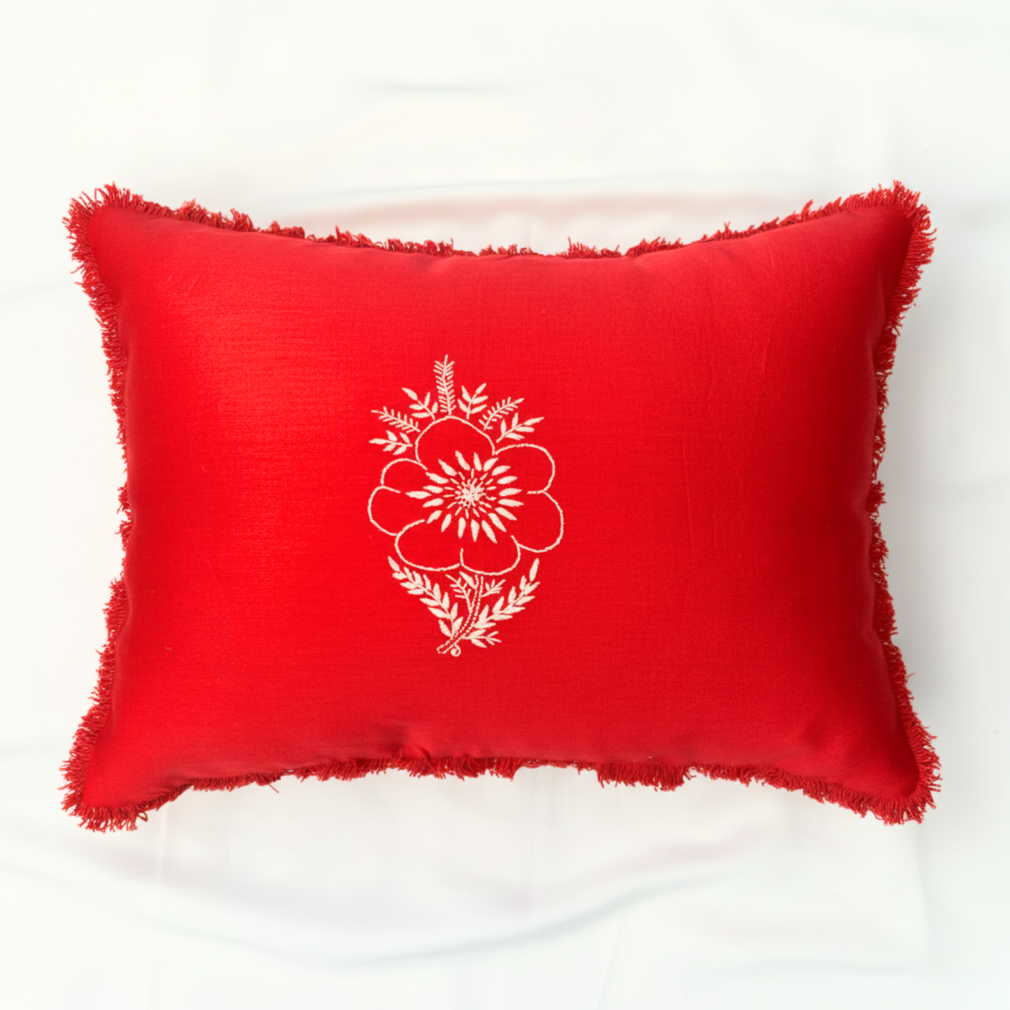 Meher Chikankari Cushion Cover