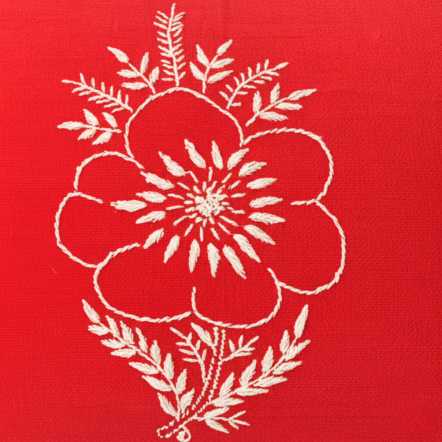 Meher Chikankari Cushion Cover