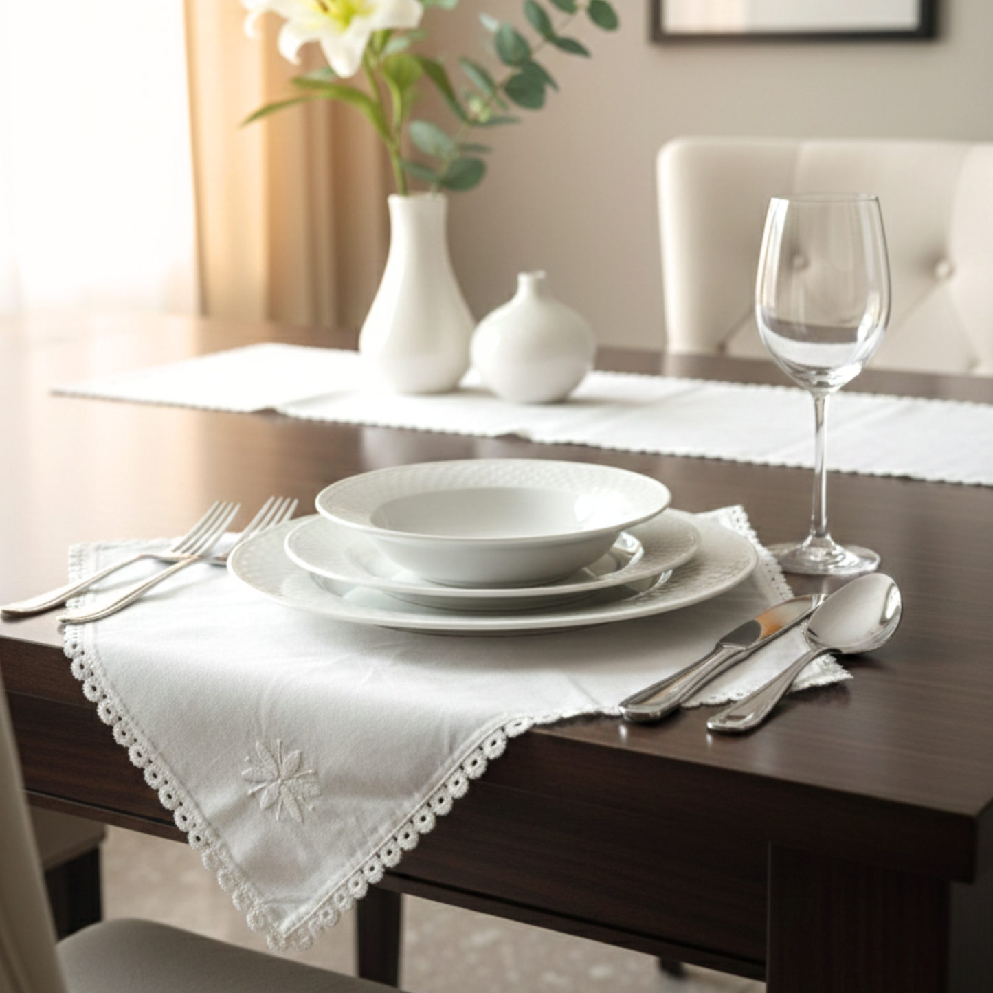 Nawab Chikankari Napkin