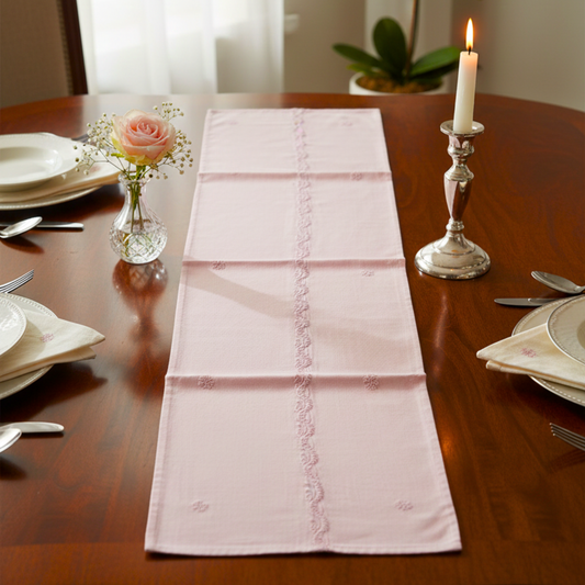 Rose Mist Table Runner