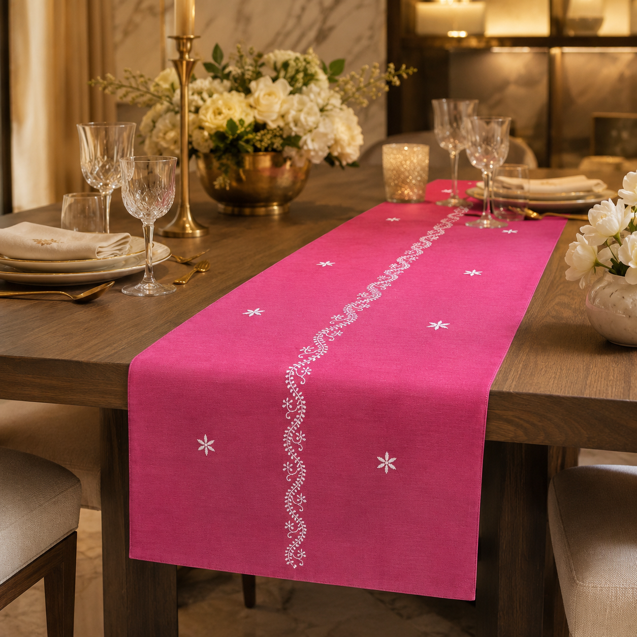 Rose Reverie Table Runner