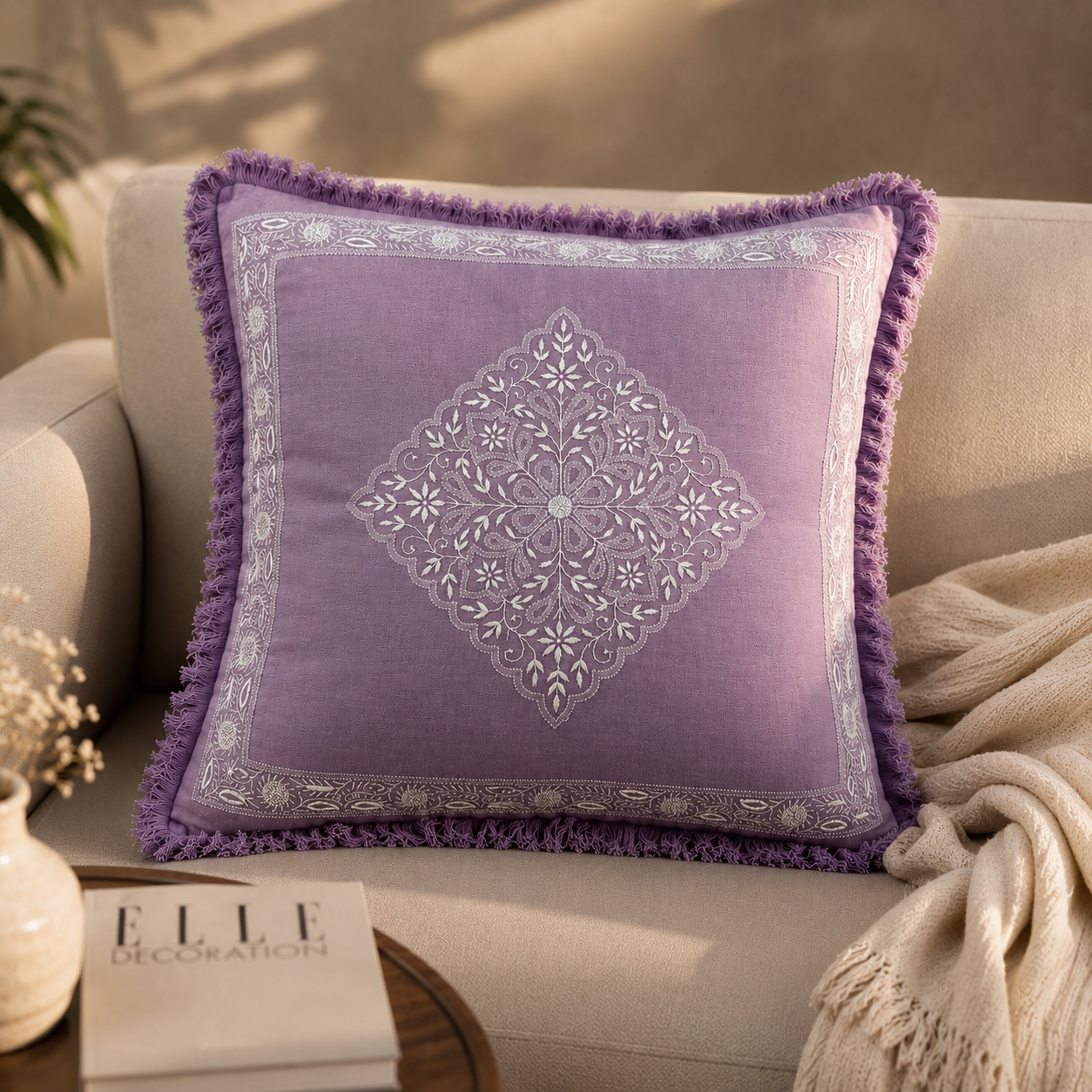 Gul Mehraab Cushion Cover
