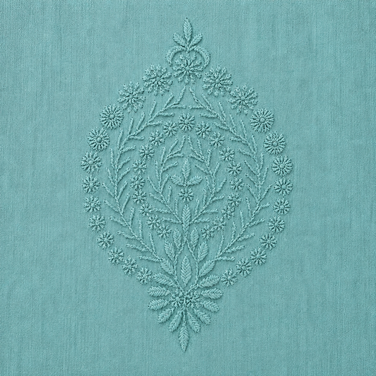 Teal Reverie Cushion Cover