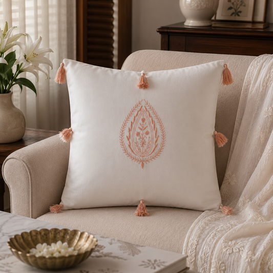 Mehr-e-Noor Cushion Cover