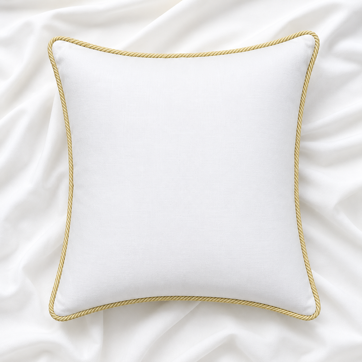 Forest Haze Chikankari Cushion Cover