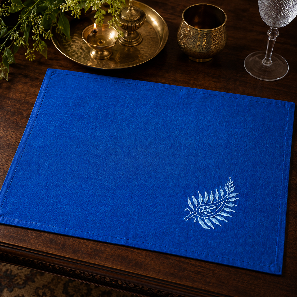 Sapphire Wave Placemat Mat Set of 4