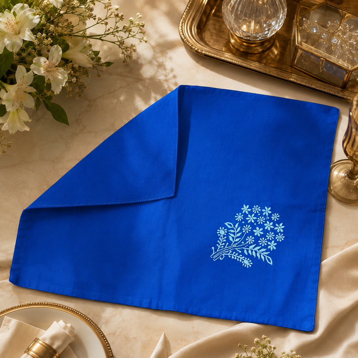 Sapphire Wave Placemat Mat Set of 4