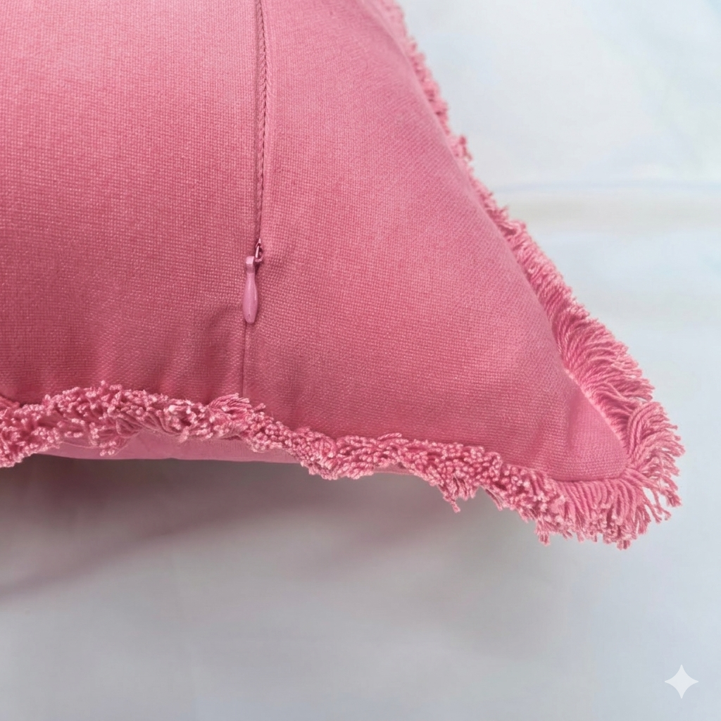 Shabnam Chikankari Cushion Cover