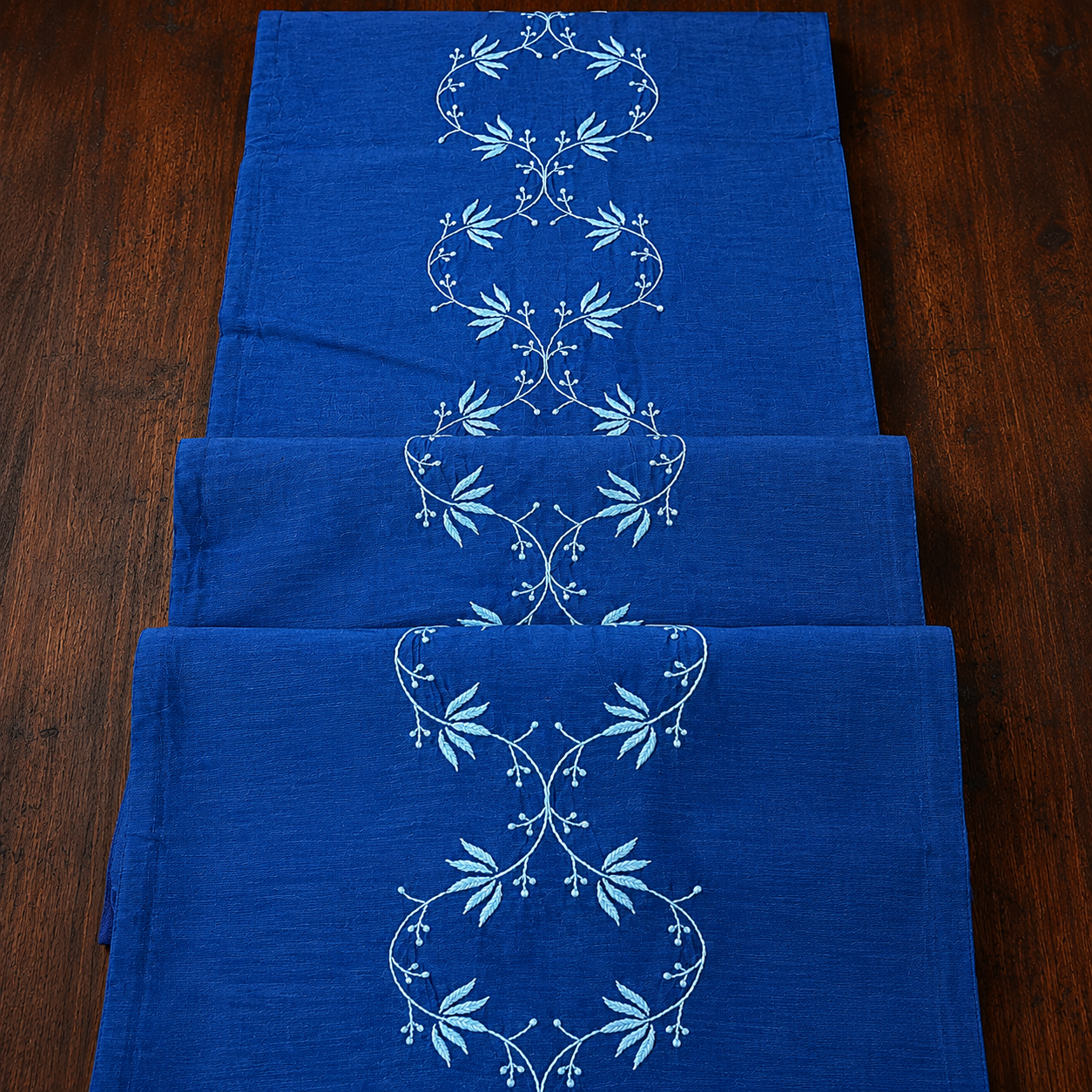 Sapphire Wave Table Runner