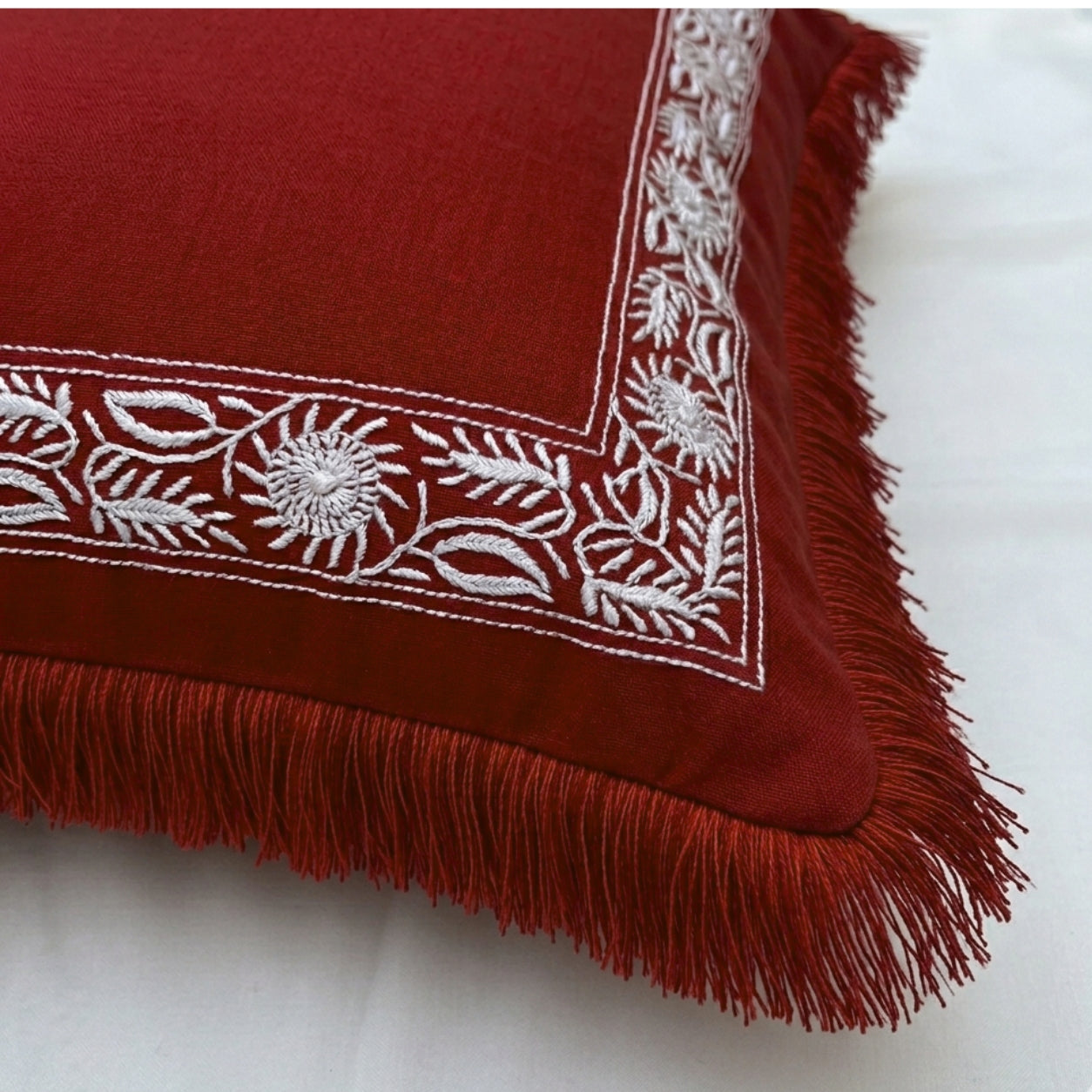 Crimson Court Cushion Cover